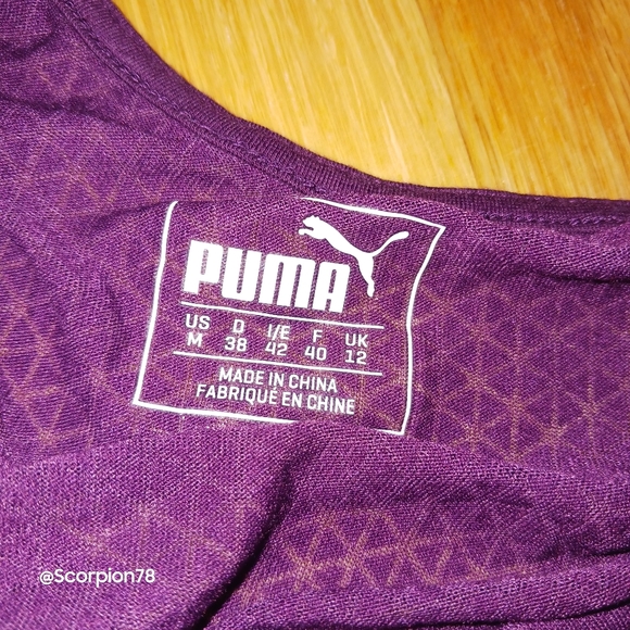 Puma Burn Out Layer Dry Cell Work Out Tee Size Med for Women - Picture 6 of 7